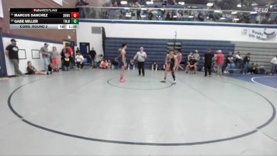 125 lbs Cons. Round 2 - Marcus Sanchez, 208 Badgers Wrestling Club vs Gabe Miller, Team Real Life Wrestling