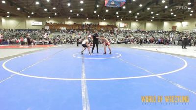 90 lbs Consi Of 8 #2 - Justin Gutierrez, Farmersville Farmboyz vs Dax Nakagawa, Valley Vandals