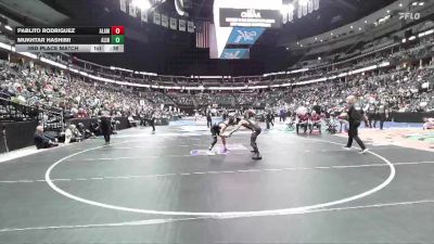 132-3A 3rd Place Match - Mukhtar Hashimi, Alameda International vs Pablito Rodriguez, Alamosa