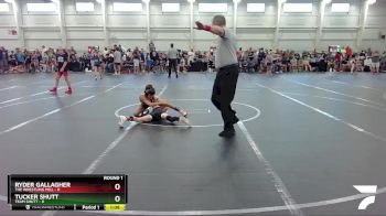 72 lbs Round 1 (6 Team) - Ryder Gallagher, The Wrestling Mill vs Tucker Shutt, Team Shutt