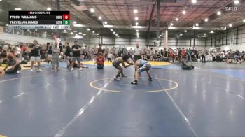 120 lbs Allday - Tyson Williams, NOKE RTC vs Trevelian James, NC PRIDE