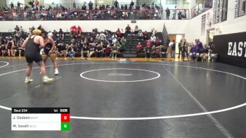 285 lbs Consolation - Julyan Dodson, Boiling Springs vs Mason Iswalt, Berks Catholic