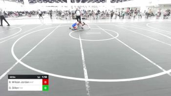 82 lbs Quarterfinal - Bradyn Wilson Jordan, Mat Demon WC vs Drew Dillon, The Club
