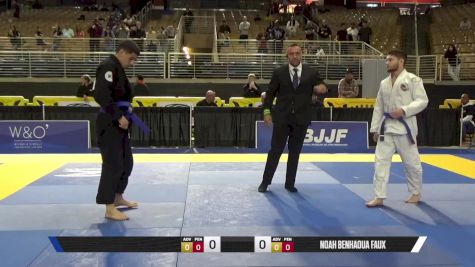 Noah Benhaoua Faux vs Ethan Michael Perkins 2025 Pan Jiu Jitsu IBJJF Championship