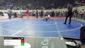 92 lbs Quarterfinal - Giovanni Ramos, Team Tulsa Wrestling Club vs Grady Kaiser, Deer Creek