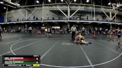 92 lbs Round 1 (4 Team) - Abel Morningstar, Full Circle vs Kolton Dunkerley, Rangers WC