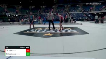 106 lbs Cons. Round 3 - Mason Gray, Mount Zion vs Miguel Castaneda, Downers Grove South