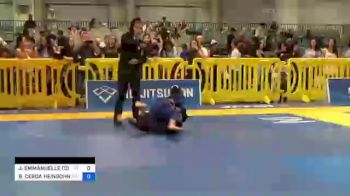 JOURNEY EMMANUELLE COLES vs BAILEY CERDA HEINSOHN 2022 American National IBJJF Jiu-Jitsu Championship