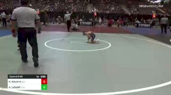 65 lbs Consi Of 8 #2 - Kaynon Navarro, Bulldog WC vs Alex Lobdell, Chain Wrestling