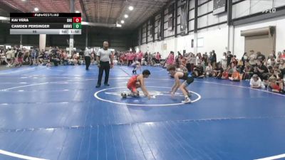 95 lbs Placement (4 Team) - Camden Persinger, MIDLOTHIAN MINERS WRESTLING CLUB vs Kai Vera, GREAT NECK WRESTLING CLUB GOLD