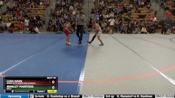 95 lbs Quarterfinal - Luka Hahn, Berge Elite Wrestling Academy vs Berkley Maertens, BOLD