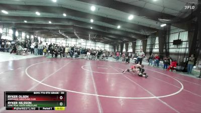 85 lbs Cons. Round 1 - Ryker Olsen, Northside Wrestling Club vs Ryker Nilsson, Lone Peak Youth Wrestling