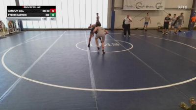 142 lbs Rr Rnd 3 - Landon Lill, Ruthless Black vs Tyler Barton, Ride Out Wrestling Club
