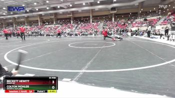 58 lbs Semifinal - Colton Mohler, Ogden`s Outlaws vs Beckett Hewitt, Maize WC