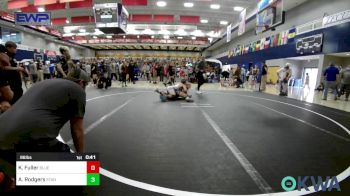 96 lbs Consi Of 4 - Kalley Fuller, Blue Devil Wrestling vs Ayden Rodgers, Standfast OKC