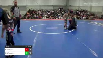 55 lbs Final - Damian Diaz, Funky Singlets vs Dawson Wicker, Backyard Brawlers