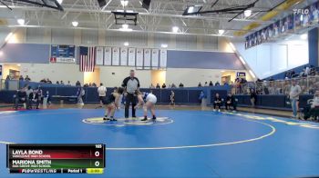 165 lbs 1st Place Match - Layla Bond, Vancleave High School vs Mariona Smith, Oak Grove High School