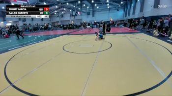 49 lbs 5th Place Match - Emmitt Garcia, NB Elite Wrestling Club vs Sailor Roberts, Wesley Club Wrestling