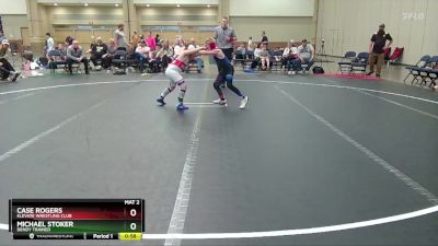 78-84 lbs Round 3 - Michael Stoker, Dendy Trained vs Case Rogers, Elevate Wrestling Club
