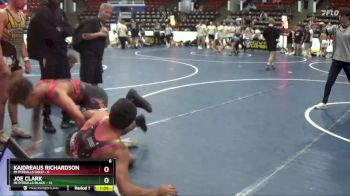 138 lbs Semis & 1st Wrestleback (8 Team) - Joe Clark, Mi Pitbulls Black vs Kaidreaus Richardson, MI Pitbulls Gold