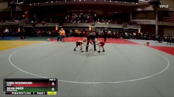 50 lbs Champ. Round 1 - Devin Imker, Springfield vs Coen McDonough, ANML