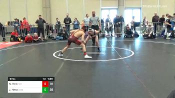 97 lbs Quarterfinal - Nikkolai York, Junior Terps ES vs Jacik Hess, Edge ES