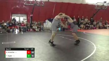 285 lbs Placement Matches (8 Team) - Tate Sigler, LeRoy Gold vs Drafted Wrestler, Wisconsin Rapids