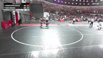 63 lbs Cons. Semi - Christopher Mucek, Muskego Wrestling Club vs Nash Menghe, Mukwonago Wrestling Club