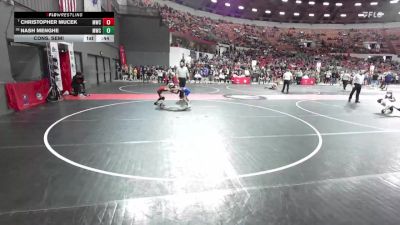 63 lbs Cons. Semi - Christopher Mucek, Muskego Wrestling Club vs Nash Menghe, Mukwonago Wrestling Club