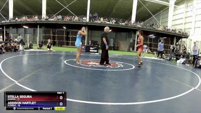 124 lbs Round 3 (6 Team) - Stella Segura, Kansas vs Addison Hartley, Florida