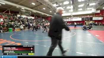 192 lbs Champ. Round 2 - Jaden Ellis, Vintage High School vs Michael Turk, Montgomery High School