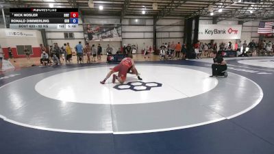 92 kg Champ. Rd Of 64 - Nick Nosler, Southern Illinois Regional Training Center vs Ronald Dimmerling, Golden One RTC