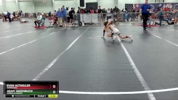 75 lbs 3rd Place Match - Adam Hagenbuch, American Dream vs Evan Altshuler, Warhawks