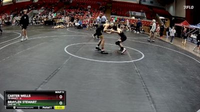 84 lbs Round 2 (6 Team) - Braylen Stewart, Lake WC vs Carter Wells, TB Legacy