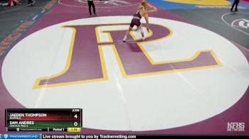 Semifinal - Sam Andres, Lincoln Pius X vs Jaeden Thompson, Norfolk