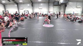 50 lbs Round 3 (3 Team) - Brooklyn Mcleod, RPA vs Jordan Sang, Storm Wrestling