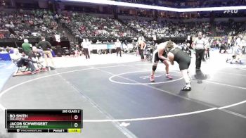 285 Class 2 lbs Semifinal - Jacob Schweigert, Ste. Genevieve vs Bo Smith, Chillicothe