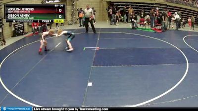 70 lbs Cons. Round 4 - Gibson Ashby, Wasatch Wrestling Club vs Waylon Jenkins, Delta Wrestling Club