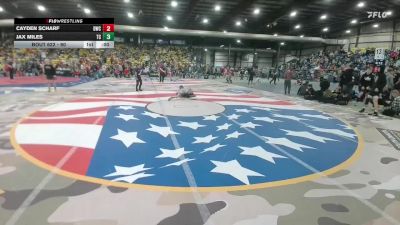 100 lbs Cons. Round 3 - Alex Anderson, Douglas Wrestling Club vs Dallas Barrick, Heartland Wrestling Academy