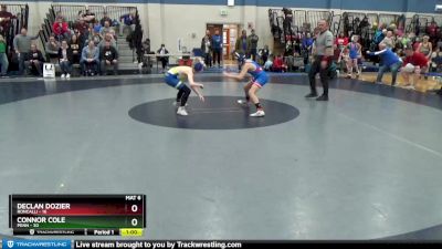 84 lbs Round 1 (4 Team) - Declan Dozier, Roncalli vs Connor Cole, Penn