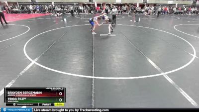 105 lbs Cons. Round 4 - Brayden Bergemann, Askren Wrestling Academy vs Trigg Riley, Wisconsin