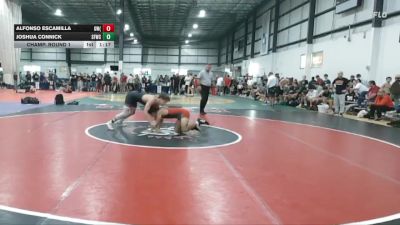 150 lbs Champ. Round 1 - Alfonso Escamilla, Guerrilla Wrestling (GWA) vs Joshua Connick, Sly Fox Wrestling Club