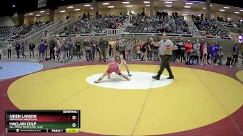 126 lbs Semifinal - Maclain Culp, All-Phase Wrestling Club vs Aiden Larson, Hermiston Wrestling