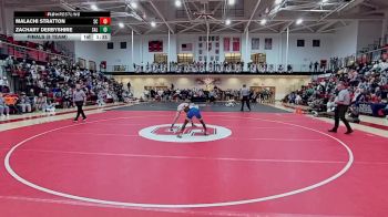 120 lbs Finals (8 Team) - Zachary Derbyshire, Salesianum vs Malachi Stratton, Sussex Central H S