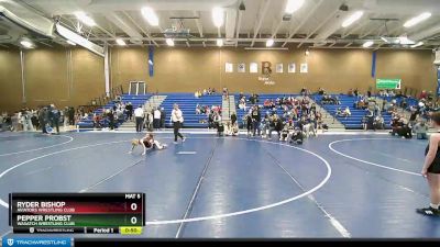 49-51 lbs Round 2 - Ryder Bishop, Aviators Wrestling Club vs Pepper Probst, Wasatch Wrestling Club