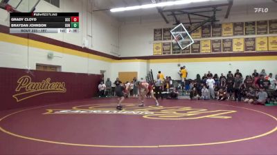 197 lbs Cons. Round 2 - Braydan Johnson, College Of The Redwoods vs Grady Cloyd, Sacramento City College