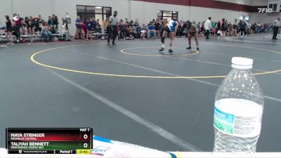 115 lbs Cons. Round 2 - Taliyah Bennett, Providence Cristo Rey vs Maya Stringer, Franklin Central