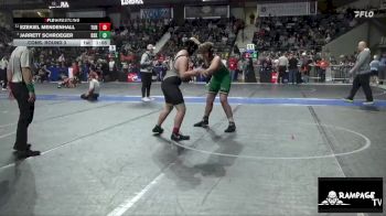 190 lbs Cons. Round 3 - Jarrett Schroeger, De Soto Kids vs Ezekiel Mendenhall, Turner