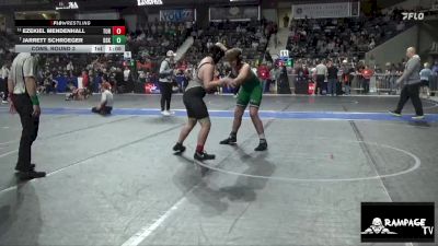 190 lbs Cons. Round 3 - Jarrett Schroeger, De Soto Kids vs Ezekiel Mendenhall, Turner