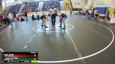 150 lbs Round 7 (8 Team) - Laine Slayton, Buchholz vs Kail Rohr, Team Barracuda